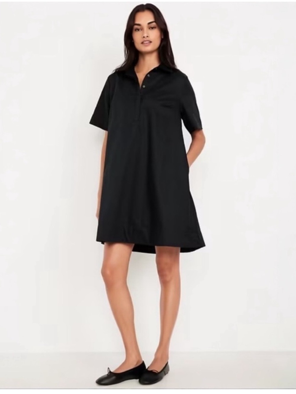Old Navy Swing Style 100% Cotton Shirt Dress